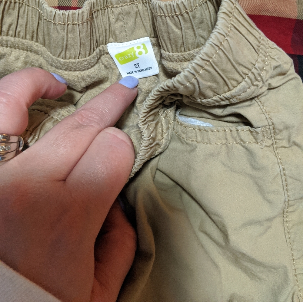 Two pair of 2T Crazy 8 pants